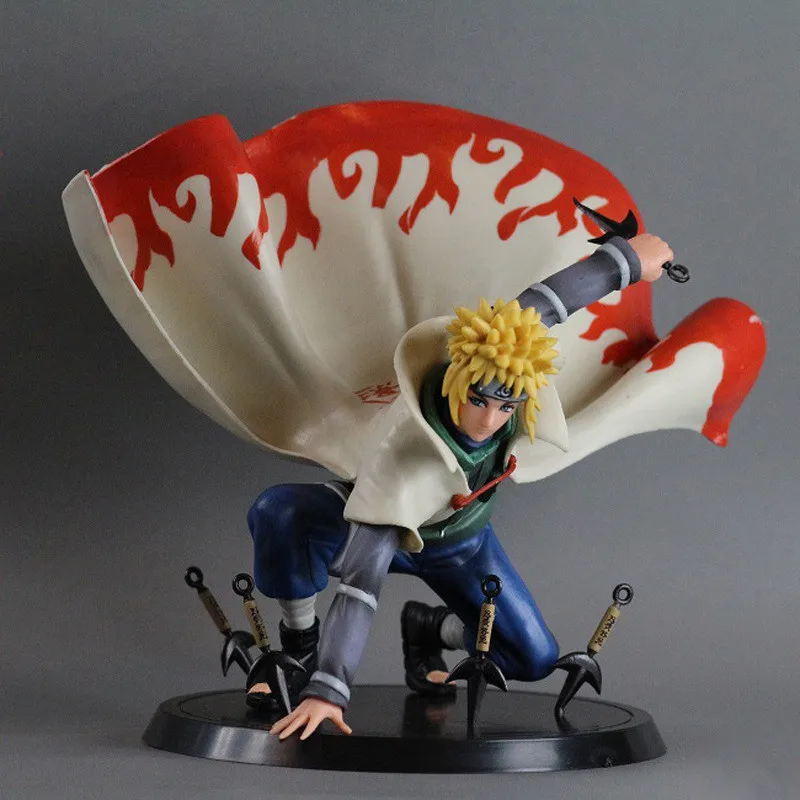 thumbnail image 1 of Figura de anime Naruto de 14 cm, Namikaze Minato, figura de acción de PVC, colección de adornos, modelo de estatua, juguetes para niños, regalos de cumpleaños, 1 of 5