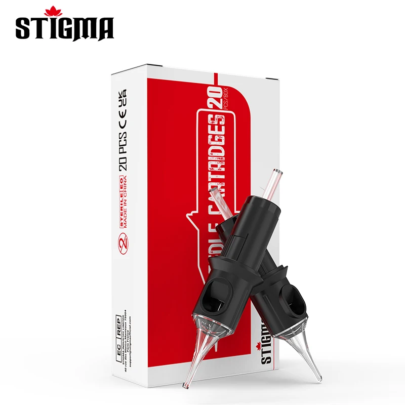 Quelle/Stigma Tattoo Cartridge Needles RL/RM #10 0.30mm Disposable Sterilized Safety Tattoo Needle 20/50Pcs for Tattoo Machine 4