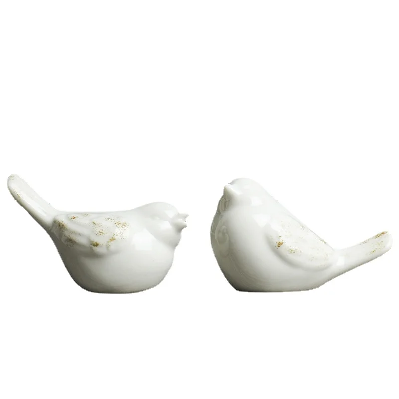 

Modern minimalist Scandinavian style ceramic bird ornaments Home decorations crafts Figurines ceramic birds decor