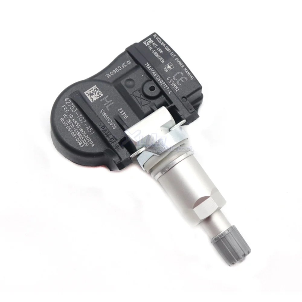 ڵ 42753-TG7-A51 TPMS Ÿ̾ з ͸  ACURA NSX Honda Pilot RIDGELINE 2015-2017 42753-T6N-A01 433Mhz