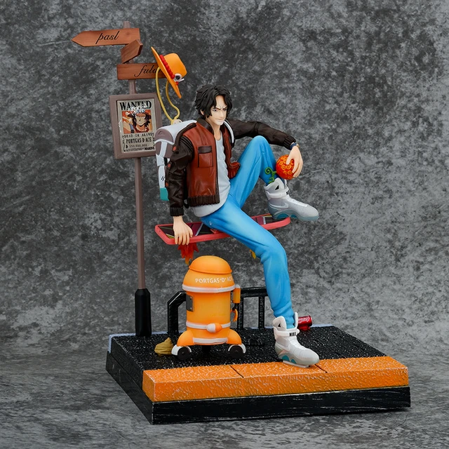 Anime um pedaço figura ace luffy den mushi grande mãe lei ace