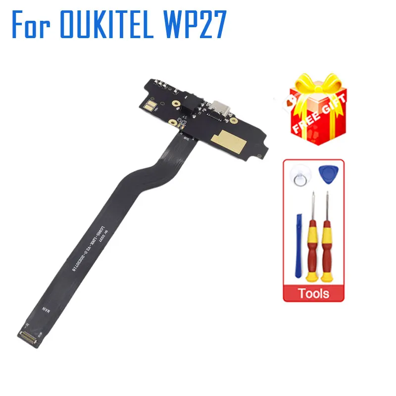 

New Original OUKITEL WP27 USB Board Base Charging Port Plug Board Headphone Jack With Main FPC Parts For OUKITLE WP27 Smartphone