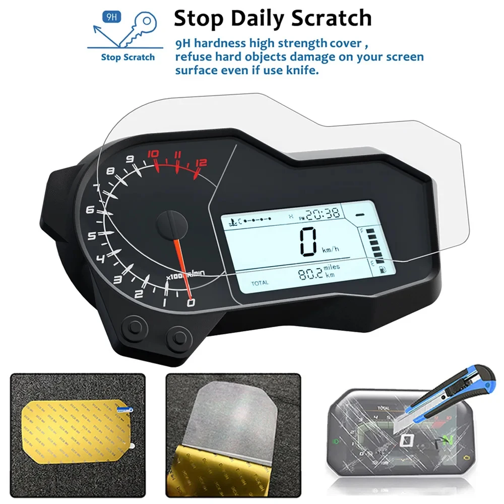 Motorcycle Cluster Scratch Protection Film Dash board Speedometer Screen Sticker For Benelli TRK502X