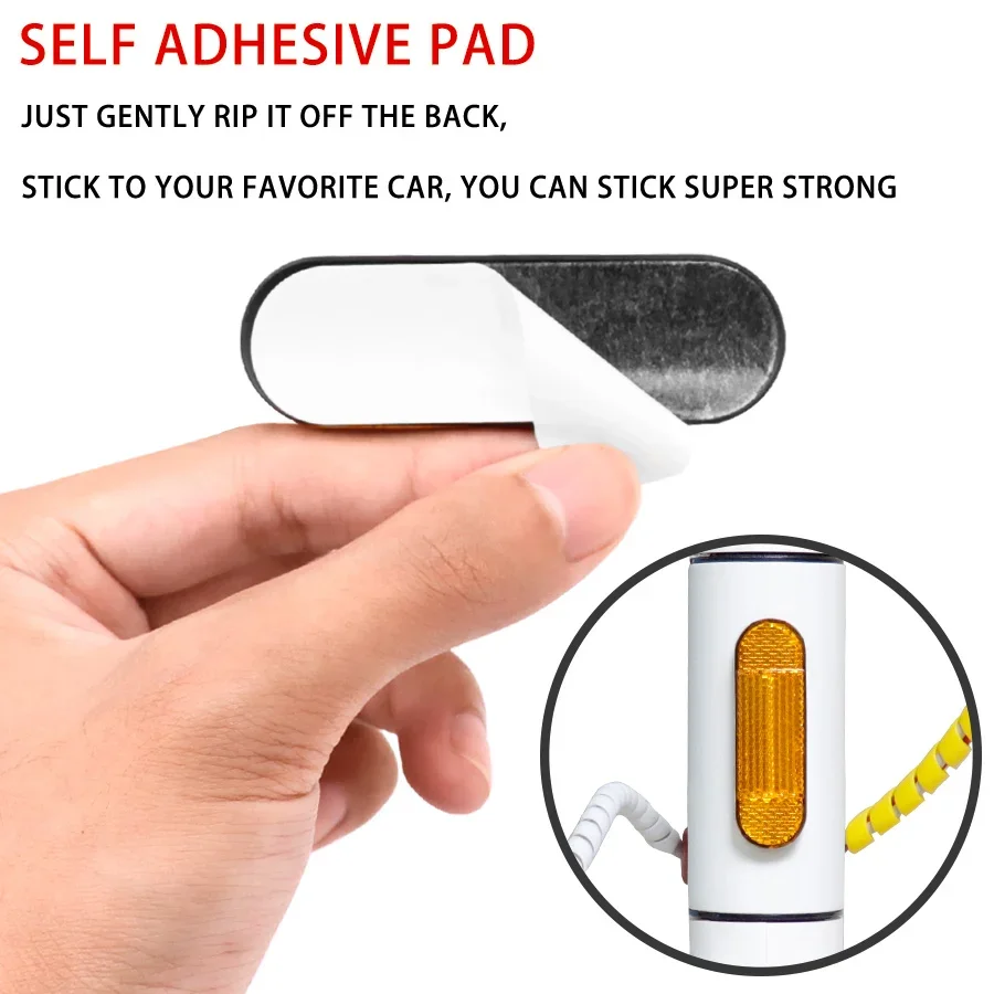 Wheel Covers Protective Shell Stickers Adhesive Strip For Xiaomi Pro 2/1s/M365 Pro Skateboard Front Rear Safety Reflective Tube