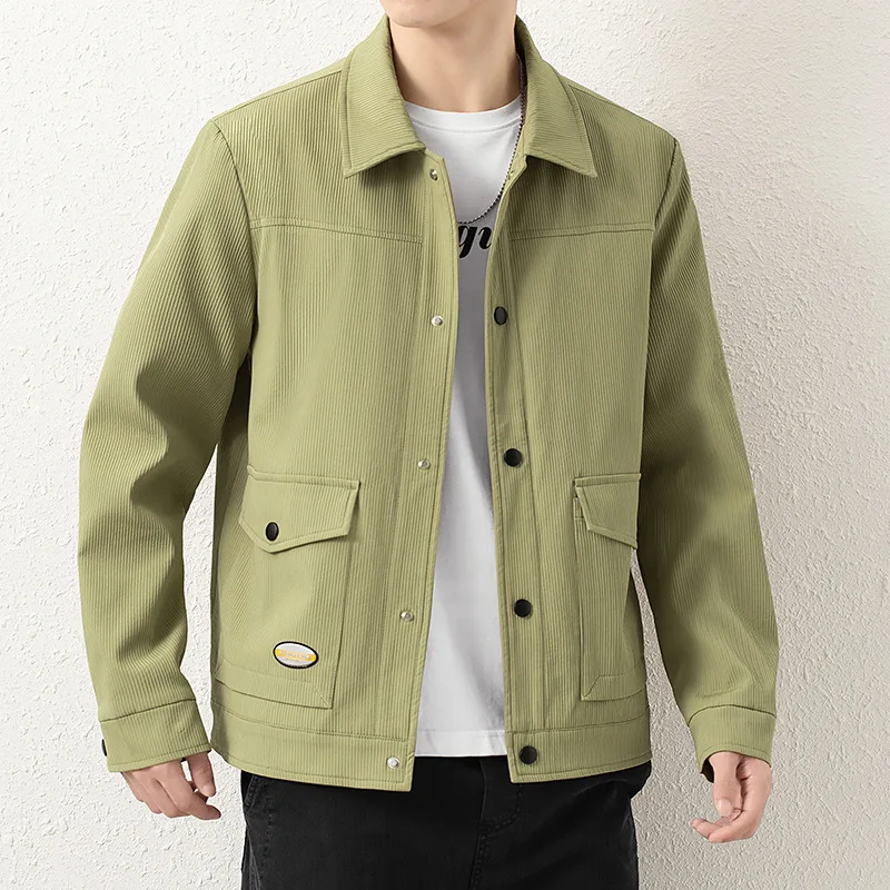 8XL Plus Size Autumn Jacket Men's Lar Coat Casual Loose Plus Size