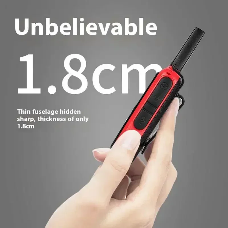 PT858 Portable Walkie Talkie Long Range 16 channels Two-Way Radio Communicator For Hiking Camping Travelling  ham radio 4