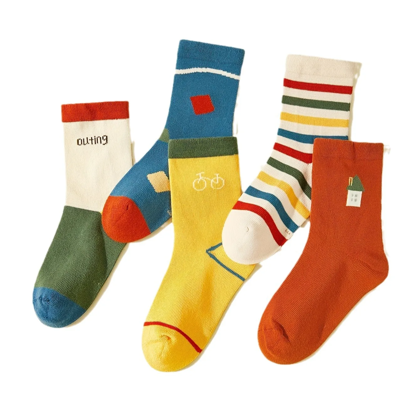 5 Pairs/Lot Cartoon Baby Socks Cute  Animal Cotton Newborn Children's Socks Girl Kids Boy Soft Knit Toddler Socks 5