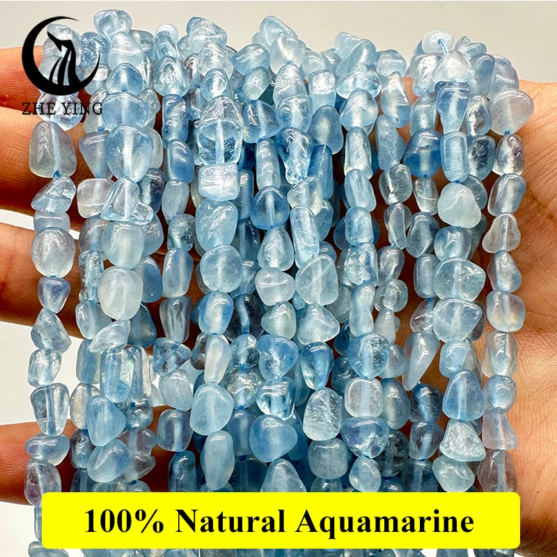 Zhe Ying 15'' Natural Irregular Peridot Stone Aquamarine