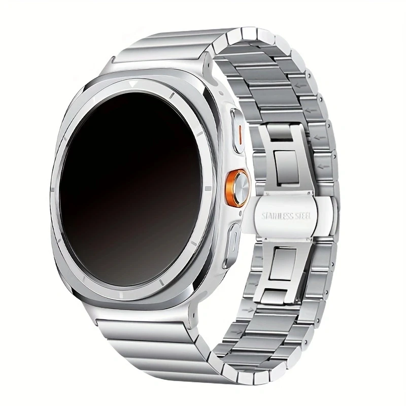 حزام من الفولاذ المقاوم للصدأ لساعة سامسونج جالاكس...