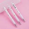 2 Pcs Cherry Blossoms 0.5mm Press Gel Pens Black Ink Fine Point for Writing Journaling Notetaking Students Stationery 3