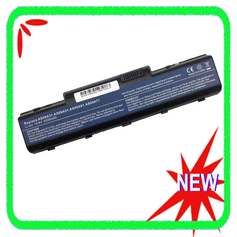 Bateria do Portátil 5200mah para Acer Emachines D525 D725 D520 E525 E627 E725 G620 G627 G725 As09a71 As09a75