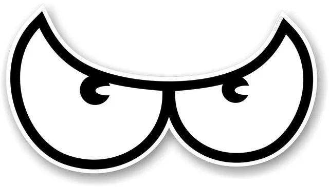 

Интересная наклейка на автомобиль «глаз», 19 см