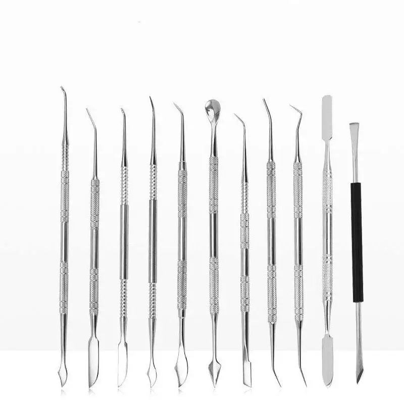 Polymer Clay Tools Pottery Sculpting Tools Clay Sculpting Tools Pottery Tools Clay Craft Tool Stainless Steel Steel Carving Tools Polymer Clay Tools Ceramic Clay Sculpture Carving Knife DIY Plastic Handle