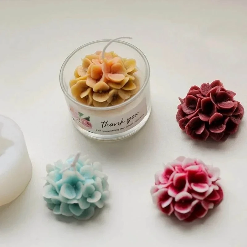 

3D Peony Molds DIY Baking Molds Flower Silicone Mould Handmade Castings Molds for Cake Chocolate Decorations