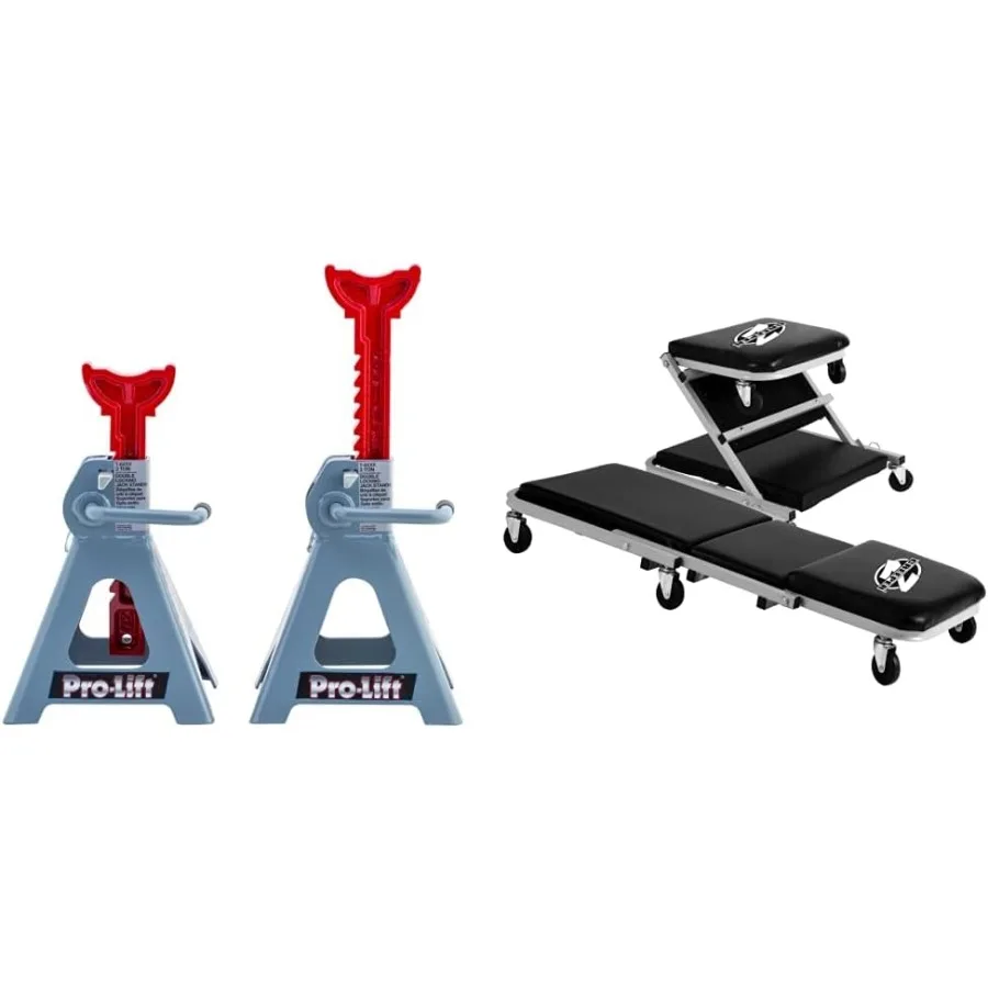 Jack Stands and Creeper Seat Set 1