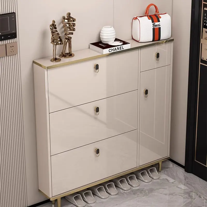 

Modern Women Shoe Racks Drawer Display Large Shelf Organizer Shoe Racks Ultra Thin Dorm Organizador De Zapatos Home Furniture