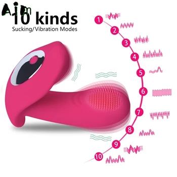 Remote Control Wearable Vibrator Dildo for Women G-spot Clitoris Invisible Butterfly Panties Vibrating Egg Sex Toys 18 2