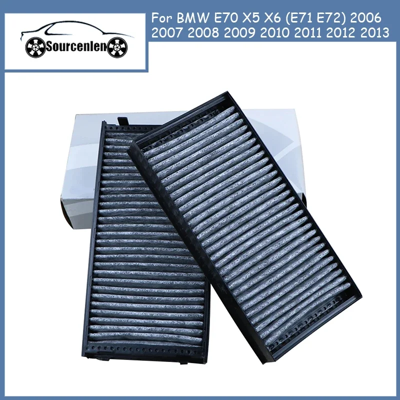 

64316804939 автомобильный салонный фильтр для BMW E70 X5 X6 (E71 E72) 2006 2007 2008 2009 2010 2011 2012 2013 64316945586