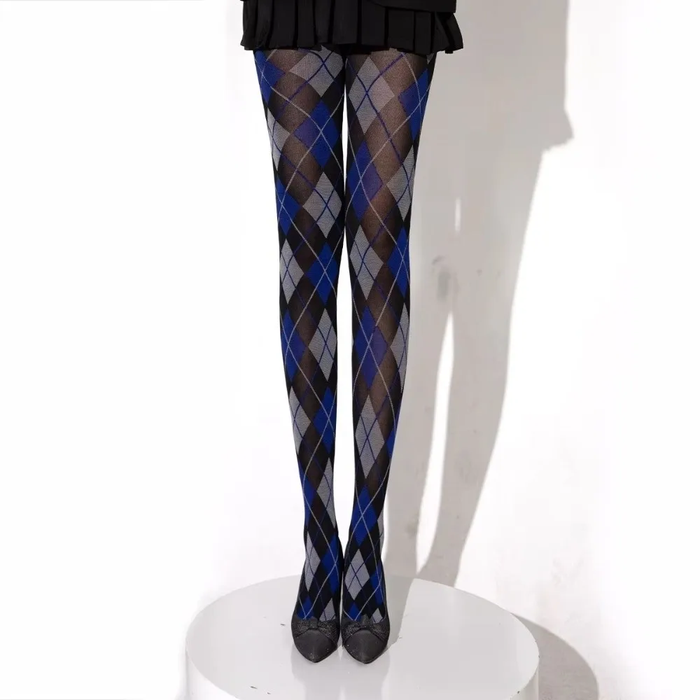Neue Retro Plaid Strumpfhosen Strumpfhosen Dessous JK Japanischen Stil Oberschenkel Hohe Strümpfe Weiche Sexy Strumpfhosen Legging Frauen – Detail 13