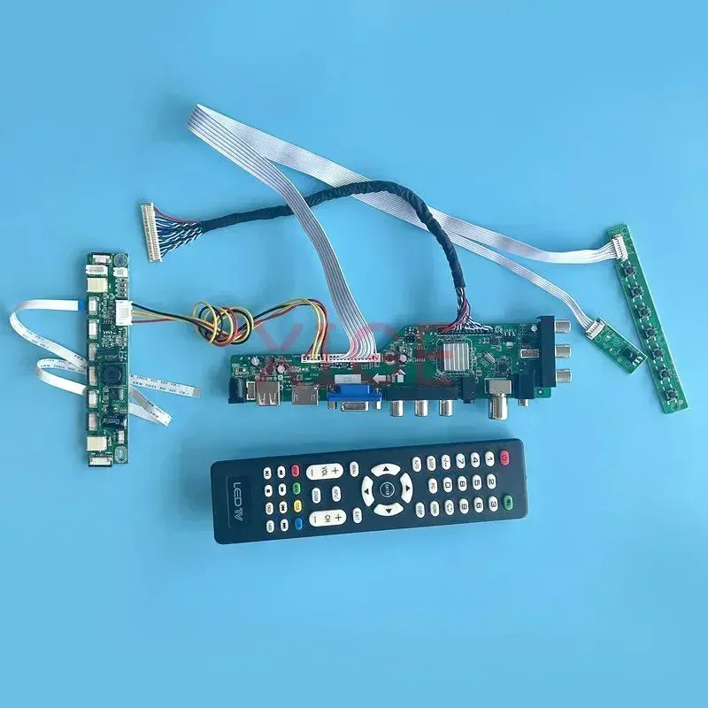 Плата драйвера контроллера для M215H3-LA1 MT215DW01 1920*1080 LVDS 30-контактный ЖК-монитор DVB цифровой сигнал USB + DHMI + VGA + AV 21,5 