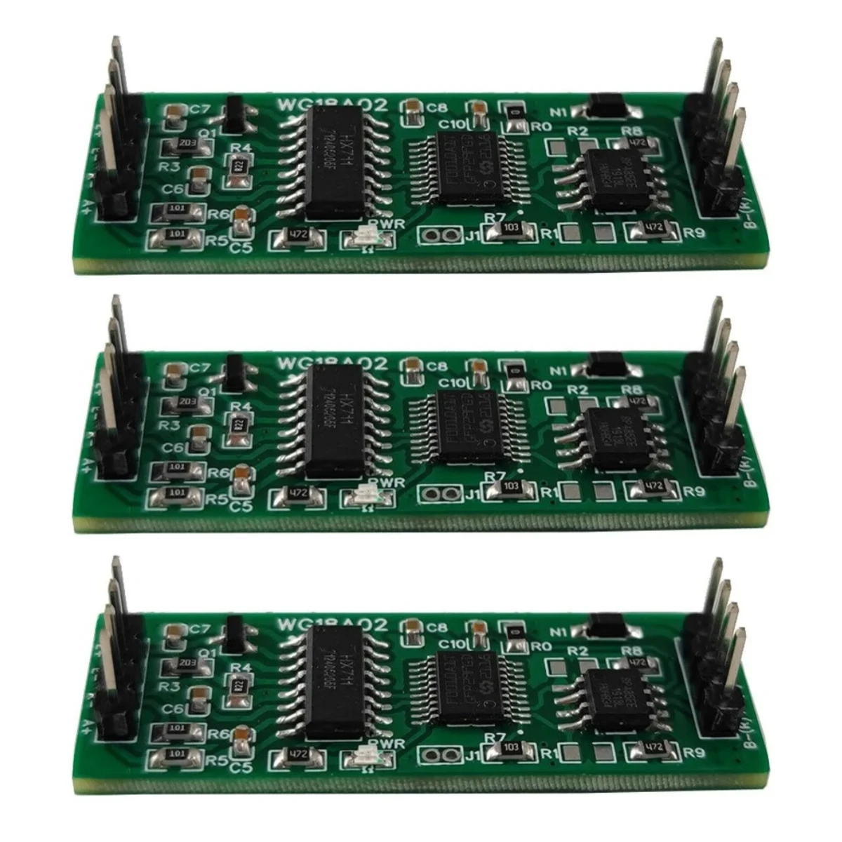 

3PCS DC 5V 12V RS485 UART Modbus RTU HX711 Pressure Weight Sensor Electronic Scale Module for PLC Configuration Software