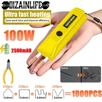 100W Plastic Welder 2 In 1 Plastic Welding Kit Portable MINI Hot Plastic Crack Repair Tool Repair Automobile Bumper Welding Nail 1