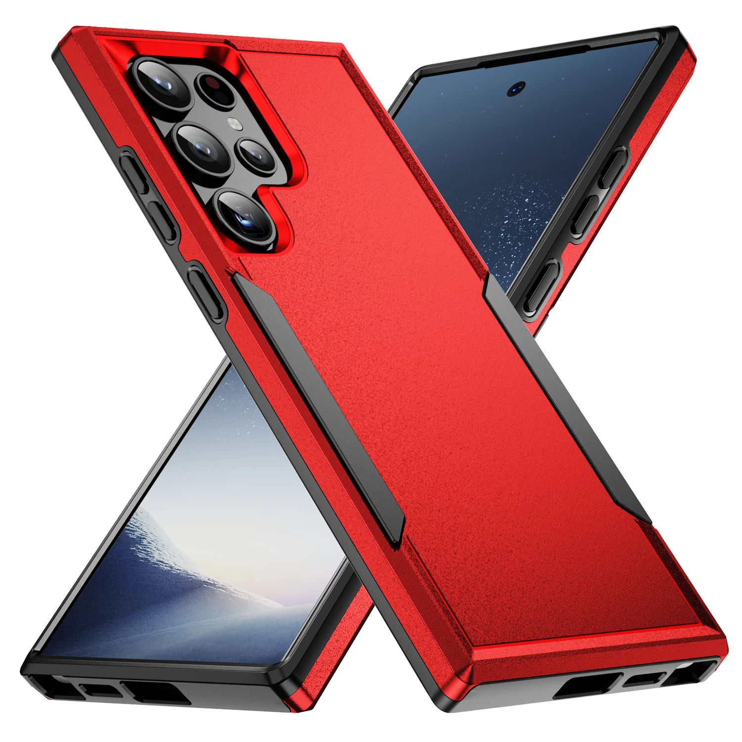 Enhanced Military-Grade Shockproof Dual-Layer Protective Case