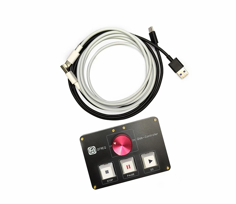 Qlab-デュアルコントロールコントローラー,放送ソフトウェア (HIRP1