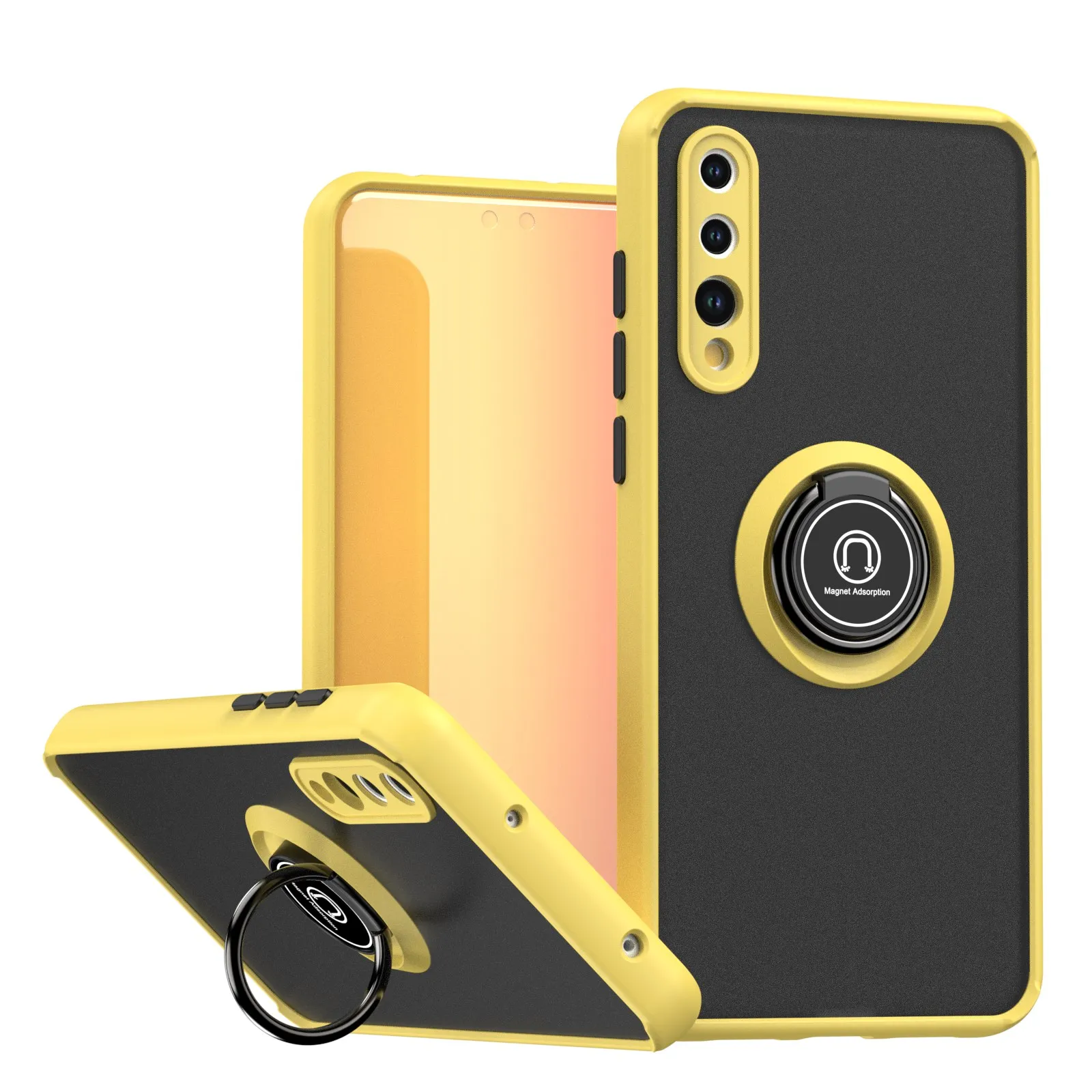Magnetic Shockproof Matte Clear Phone Case - Fashionable Protective Cover