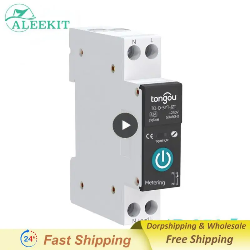 

Tuya Smart Home Circuit Breaker Din Rail For Wireless Remote Control Switch Works With Alexa Home Assistant Yandex