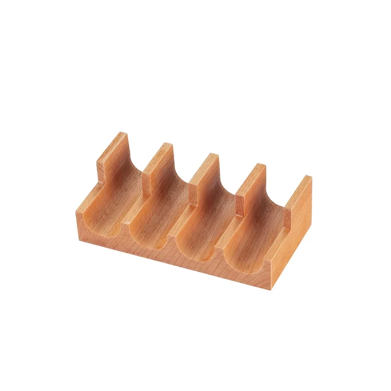 Japanese Sushi Rack Hand Grip U-shaped Rack Wooden Tray Sea Urchin Taco Roll Tray Western Food Wooden Plate Sushi