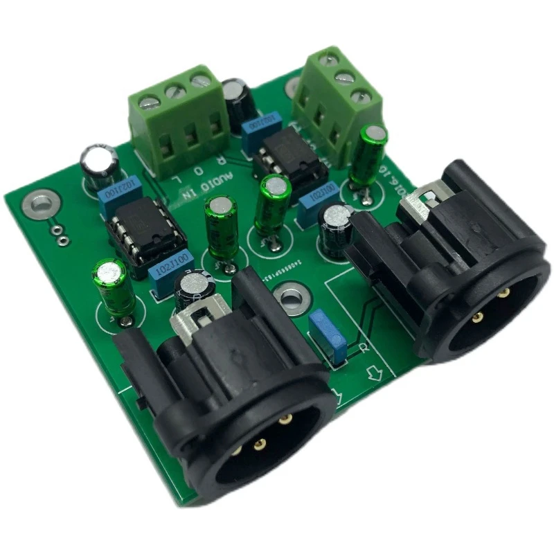 L72A-Amplifier Dual Channel,DRV134PA Dual Channel Single-Ended Conversion Balance Board For Front-End Output Balance