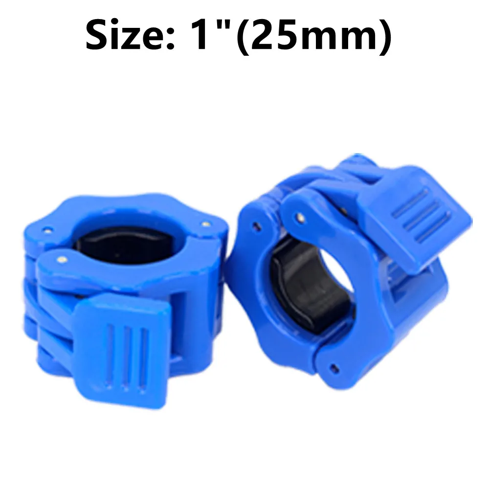 Locking 25mm Standard Barbell Collars for Weight Lifting and Fitness