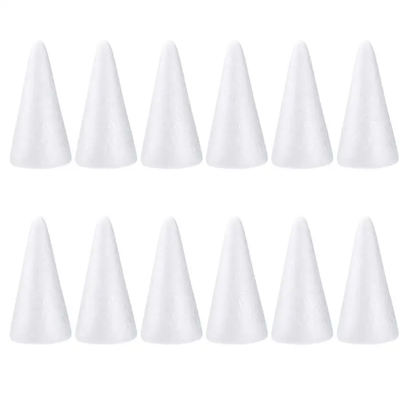 30Pcs Small Foam Cones Cone Shaped Foam Foam Christmas Trees Crafts