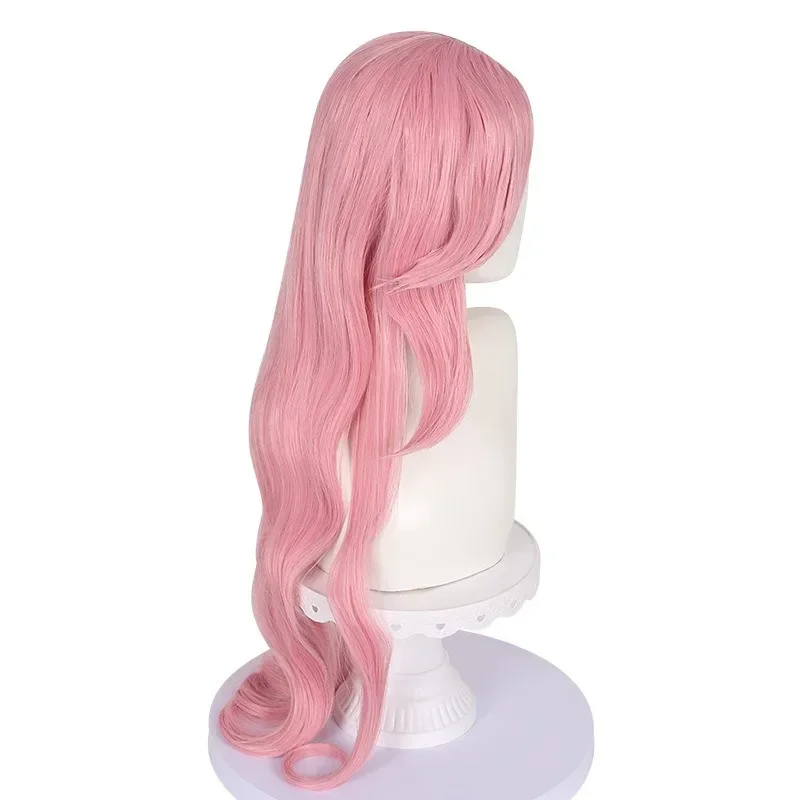 Pony Friends Fluttershy Cosplay Wig Pink Synthetic Long Curly Wig