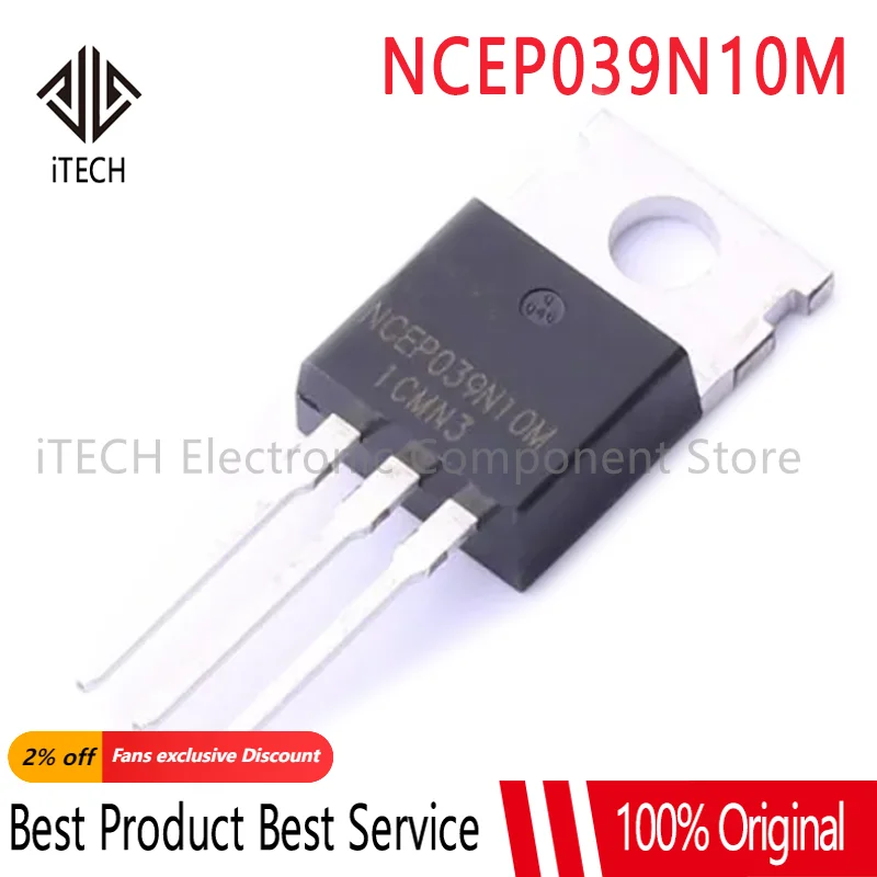 

10pcs/lot NCEP039N10M 039N10M NCEP039N10 TO-220 100% NEW