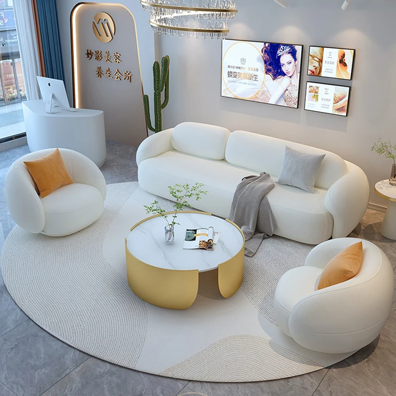 

Double Floor Sofa Modern Big Cream Small Family High Quality Customized Couch Cozy Straight Unique Sofa Inflavel Home Decoration
