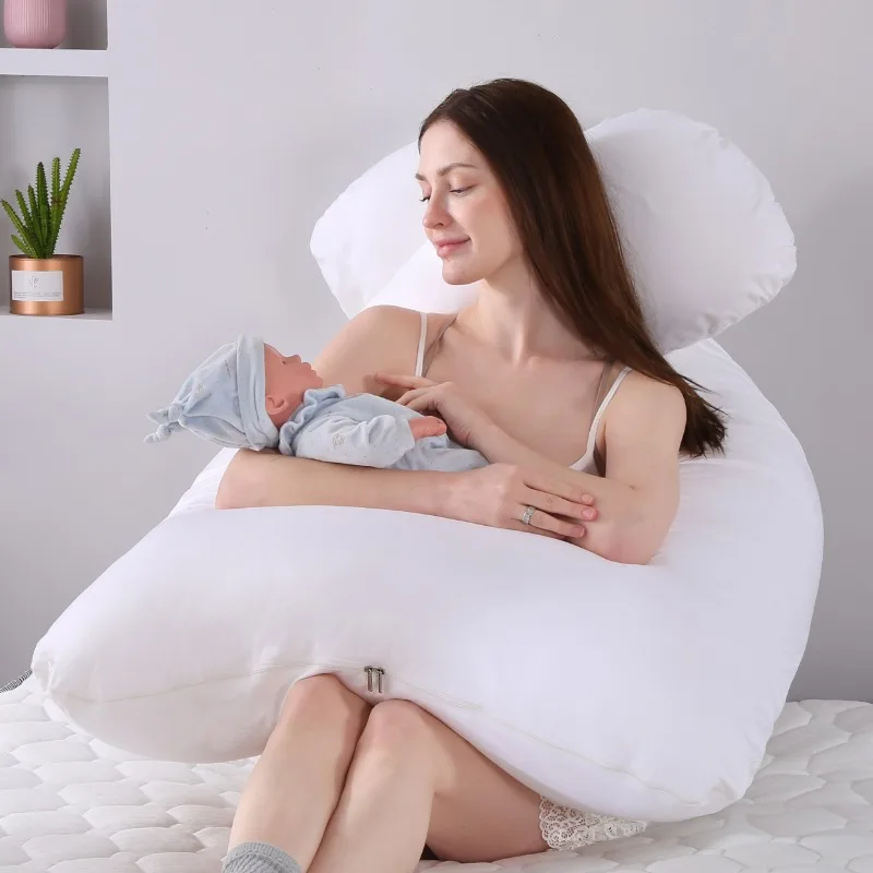 Pillow for Pregnant Women Four Seasons Universal U-shaped Cushion Waist Support Nursing Mother Long Body Pillow