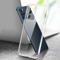 Crystal Clear Soft TPU Phone Case - High-Quality Transparent Back Cover for Reno 6Z 5G (Clear)