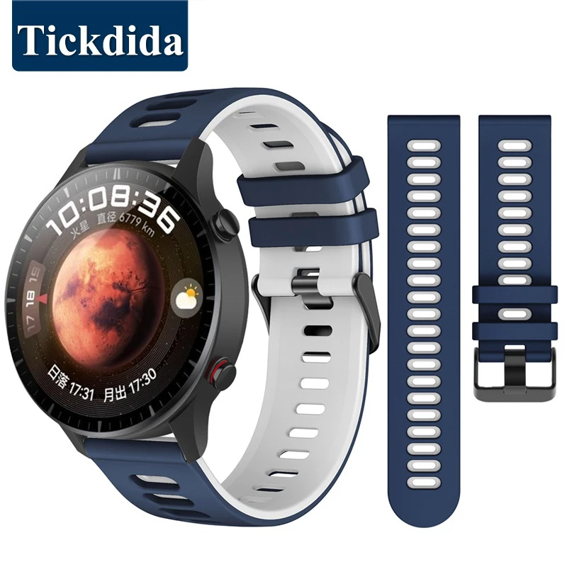 

Quick Release Watchband for Huawei Watch 4 4 Pro GT 3 SE 46mm Sports Silicone Strap 20mm 22mm for Amazfit GTR Mini GTR 4