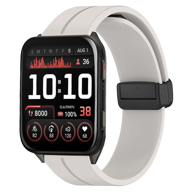 Magnetic Buckle Silicone Strap Replacement Wristband