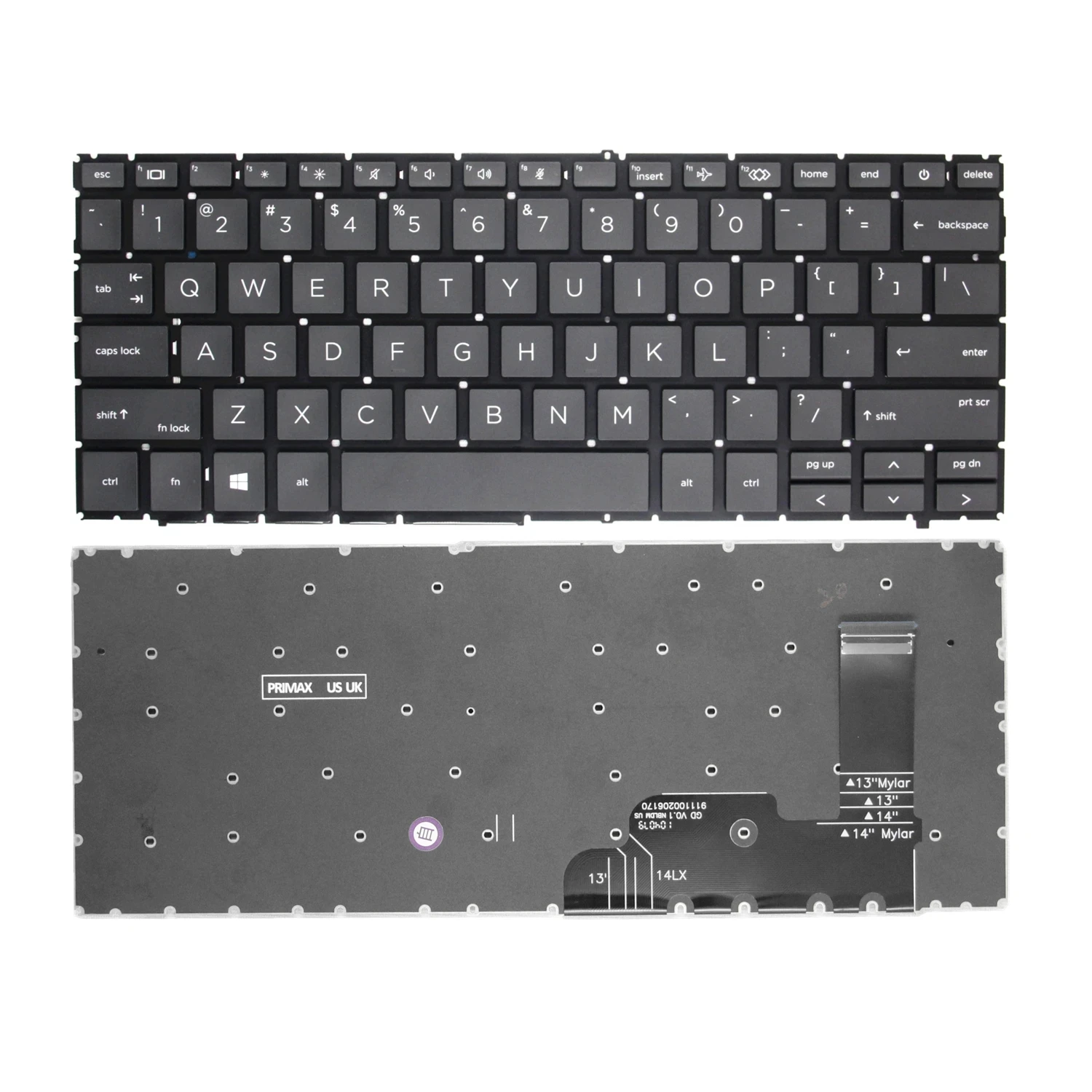 Per Hp Elitebook 830 G9 840 G9 845 G9 Con Tastiera Retroilluminata Retroilluminata Muslimah N08383-171 Nera Araba Ar Retroilluminata