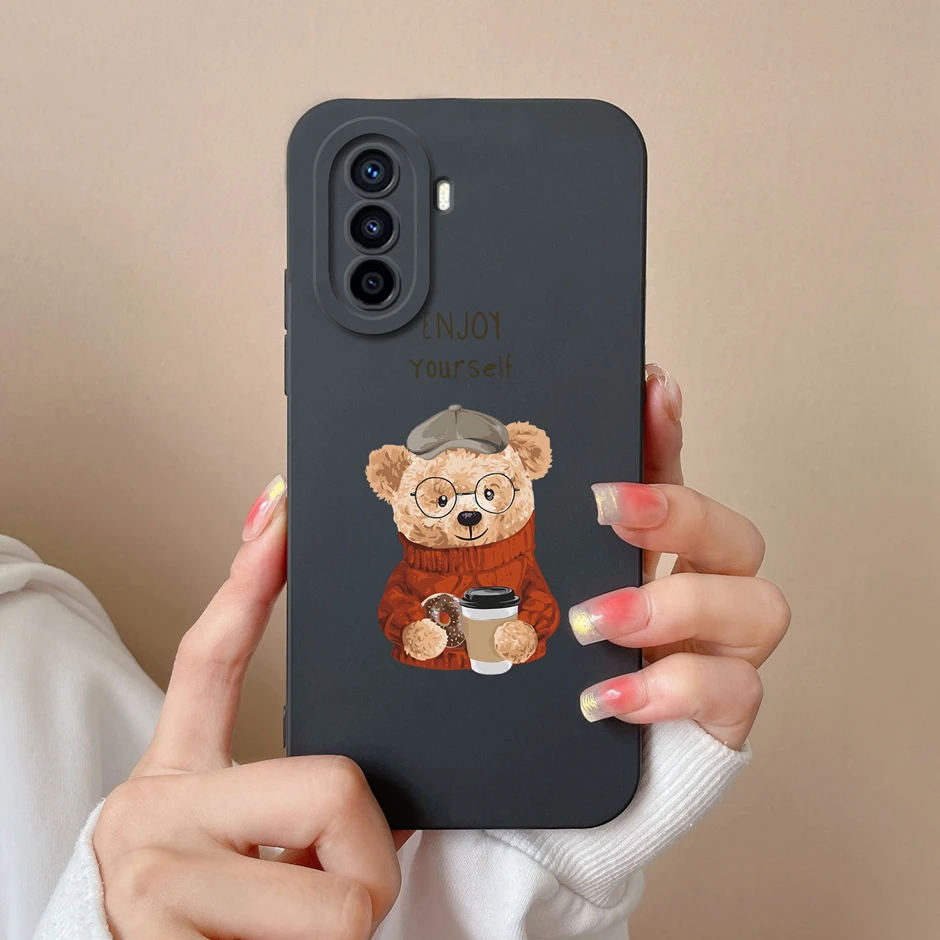 Dinosaur Cartoon Liquid Silicone Ultrathin Phone Case - New Design Back Cover