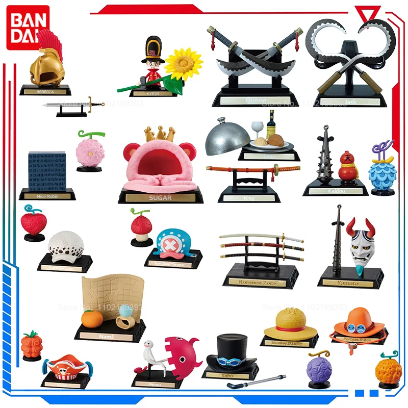 

Original One Piece Part 5 Figure Gashapon Jack Sanji King Queen Luffy Robin Belongings Devil Fruit Props Collectible Model Toys