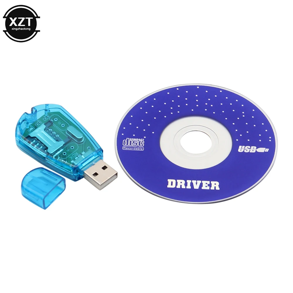 SIM Card Reader Mini USB Sim Card Reader USB SIM Copy/Cloner Kit GSM CDMA SMS Backup + CD