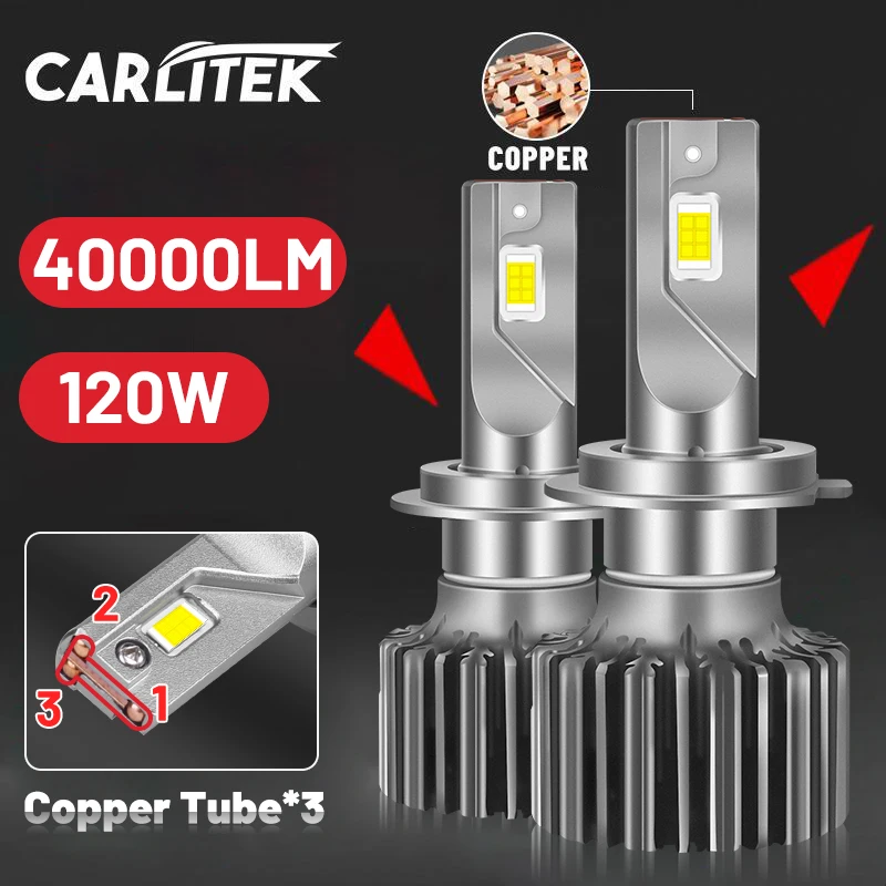 LED Car Lights LED Lights LED Bulbs LED Headlights LED Car Headlights Car Headlamps K5C Plus H7 Led Car Lamps 120W H8 H11 Fog Lights H4 Headlight Bulbs 40000LM HB3 9005 HB4 9006 Headlamp Auto 6000K Turbo Powerful