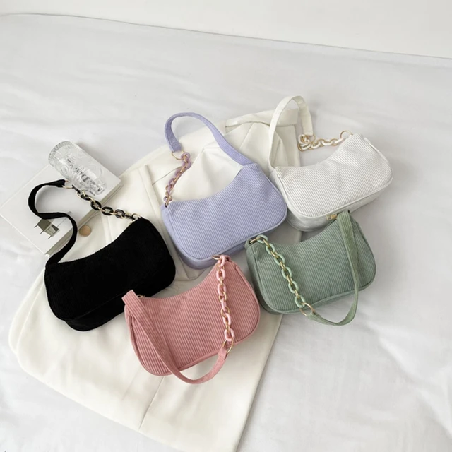 Handle Small Shoulder Bag  Small Shoulder Bag Solid Color