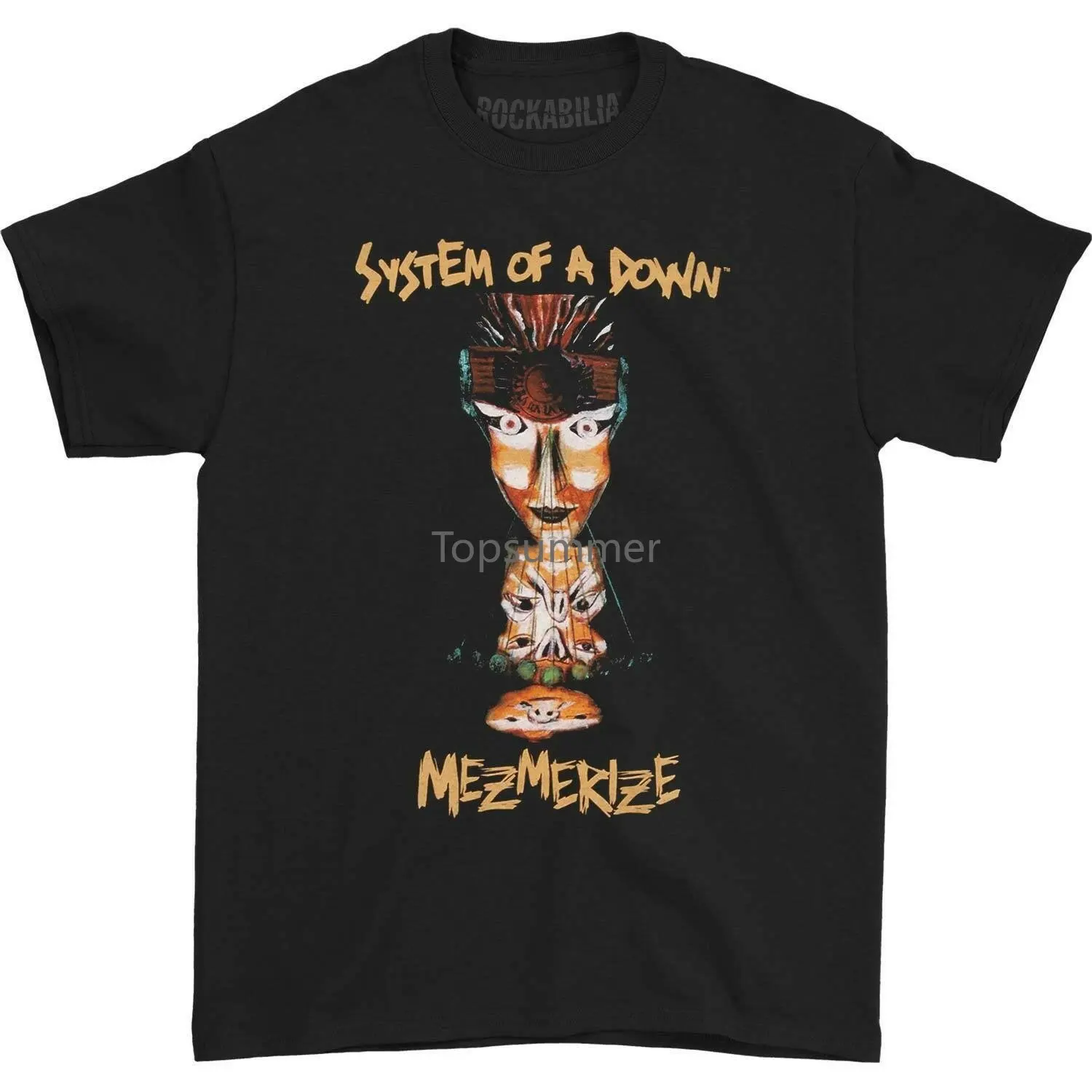 

System Of A Down Men Album Cover T-Shirt Small Black