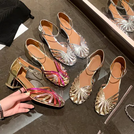 

Сандалии женские из натуральной кожи с узким ремешком, мягкие удобные босоножки с оплеткой на щиколотке, круглый носок, Повседневная летняя обувь