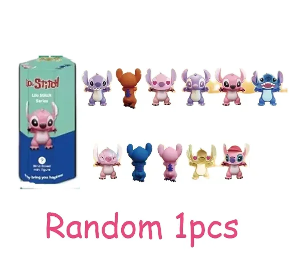 Caja sorpresa de Stitch Sonny Angel, caja sorpresa misteriosa de ángel de fiesta, lindas figuras de anime, modelo de muñeca de Navidad, regalos, juguetes para niños